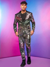 Kaleidoscopic Sequin Suit