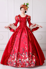 Red Aristocratic Gown