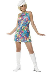 Funky Go-Go Disco Girl Dress
