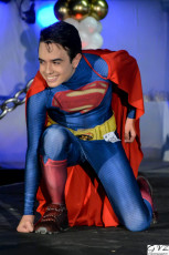 Superman Strikes a Pose