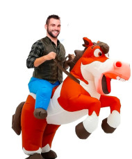 Riding Inflatable Horse