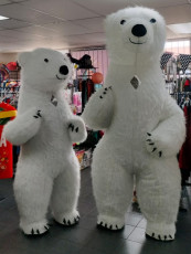 Big Polar Bear Inflatable Mascot (2.5 Meter)