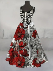 Skeleton Roses Dress