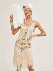 Cream Gatsby Dress