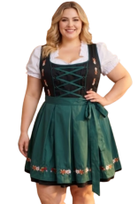 Green Plus Size October First Lady