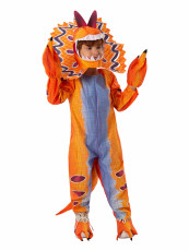 Orange Triceratops Costume