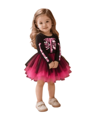 Pink Skeleton Tutu 